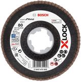 Bosch Accessoires Bosch Lamellenschijf 115mm G80 Fiber schuin X-LOCK
