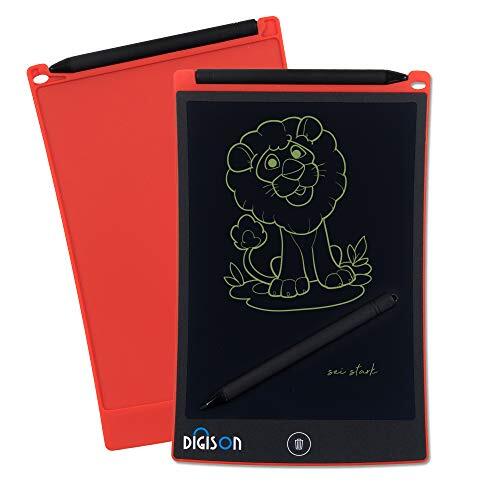 digison DS-9000 LCD 8,5 inch schrijftablet/grafische tablet/schrijfbord (rood, incl. pen)