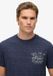 Superdry Industrial T-shirt met relaxte pasvorm Heren Dark Indigo Blue Marl L