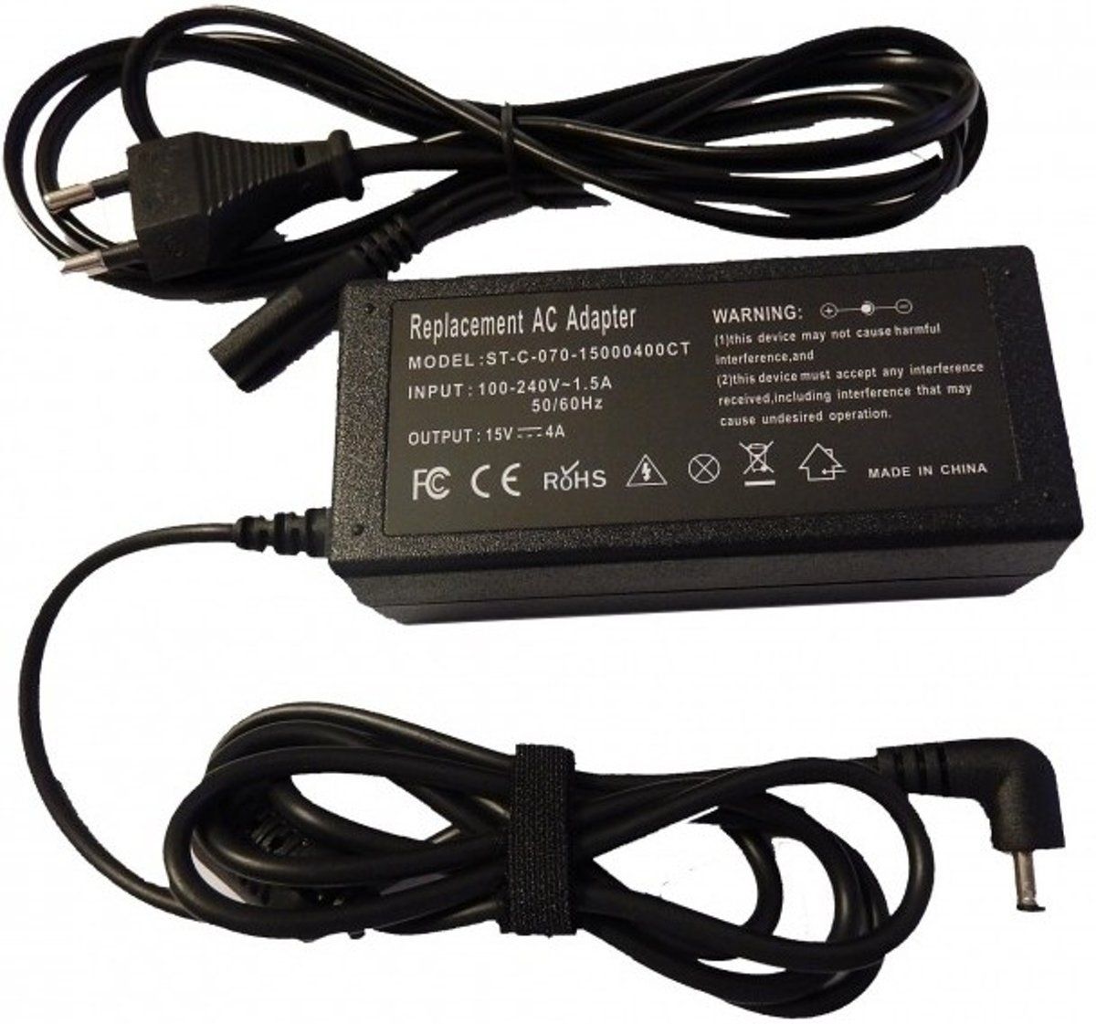 VHBW Voedingsadapter 15 V 4 A 60 W voor Brother printers PA AD 600