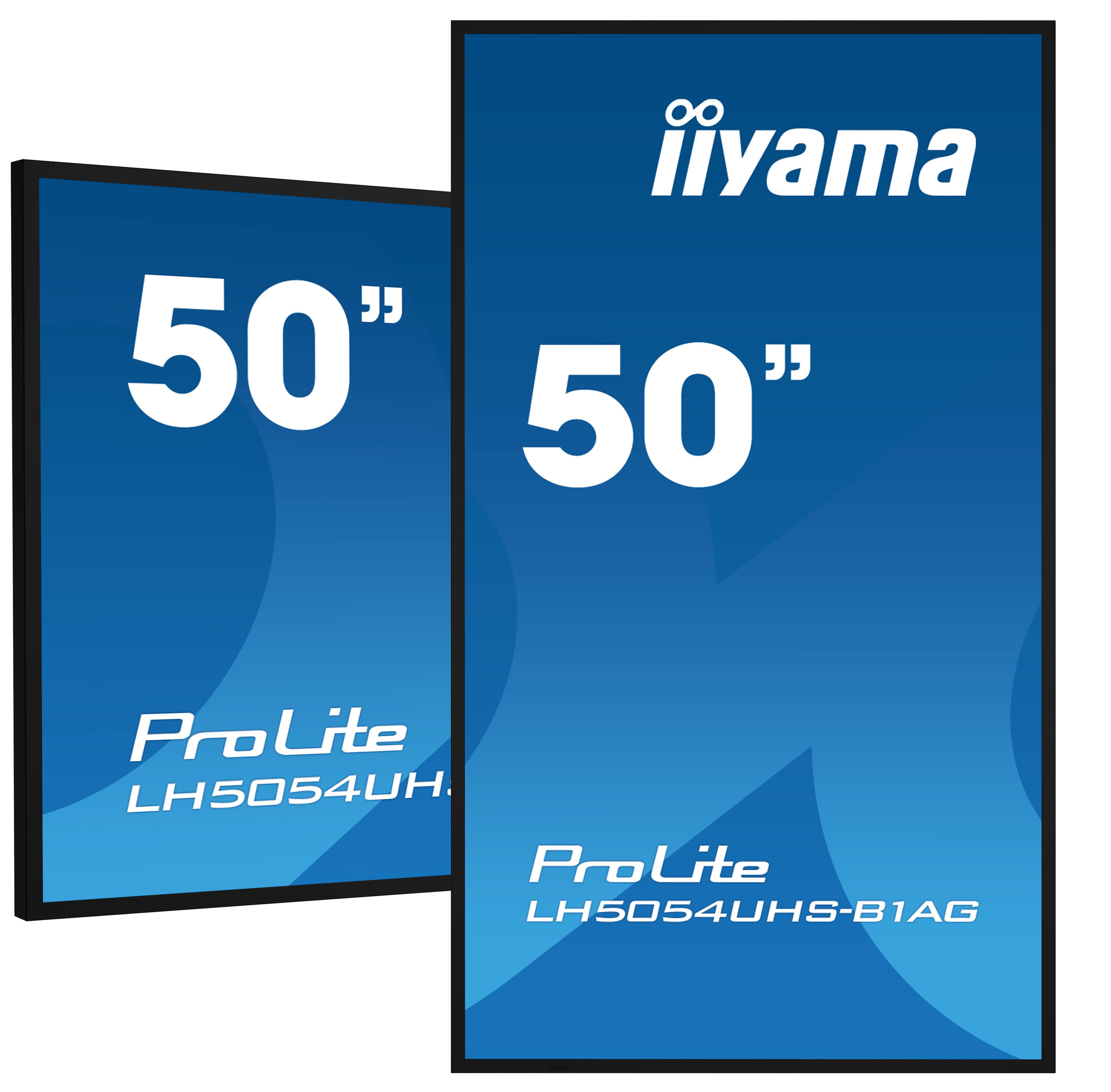 iiyama LH5054UHS-B1AG 49.5" 4K Digital Signage Display - Android 11, WiFi, 24/7