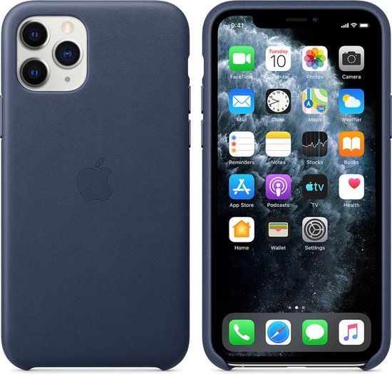 Apple iPhone 11 Pro Leather Case - Midnight Blue