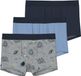 NAME IT Jongens NKMBOXER 3P GREY SPACE NOOS Onderbroeken - Grijs Melange - 146/152