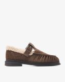 VIA VAI Fae Remi Loafers Dames - Suède - Bruin - Maat 39