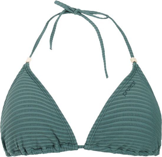 Protest MIXAleias – Triangel bikini top Dames – Koordsluiting – Uitneembare vulling – Mix & Match – Zwart