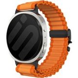 Samsung Bracelet nylon Outdoor avec boucle en P Galaxy Watch 9 - 44mm (orange avec noir)