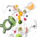 Bol Baby Food Fruit Feeder Sucette, Organique/Jouets de Dentition pour Bébés pour Tout-petits et Enfants de 3 à 24 mois, 6 Sacs en Silicone (Vert/Violet 2 Pack) Sans BPA, Certifié CPC