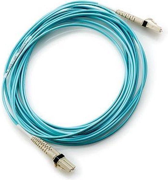 Hewlett Packard Enterprise AJ836A Glasvezel kabel 5 m Blauw LC-LC