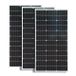 Panneau solaire, haute efficacité, usage polyvalent, 3 panneaux solaires