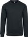 Urban Classics Basic Terry Crew Heren Sweatshirts - Zwart - 4XL