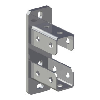 fischer fischer Zadelflens SF L 124 thermisch verzinkt Aantal:5