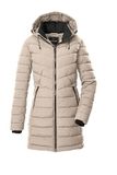 G.I.G.A. DX dames Gewatteerde parka/functionele parka in donslook met afritsbare capuchon GW 74 WMN QLTD PRK, hellbeige, 46, 43538-000