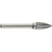 Tivoly Fraise carbure ogive pointu ø 8mm cylindrique acier 1 blister(s) de 1 pièce(s) 8 mm
