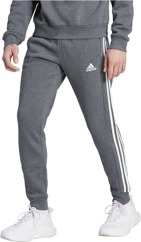Adidas Essentials Fleece Joggingbroek - Grijs - S / Regular Man