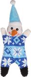 Flamingo Rusto - Knuffel Hond - Kerstman - Blauw