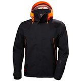 Helly Hansen Workwear Heren Chelsea Evolution Waterdichte Shelljas, 950 Ebbenhout, S
