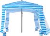 VEVOR Strandcabana 183 X 183 cm, Blauwe Strepen