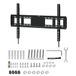 H Hardy 3mk MaxX 120 Support mural plat rigide pour téléviseurs de 60 à 120"