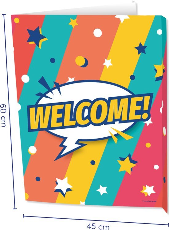 PD-Party Window Signs - Welcome