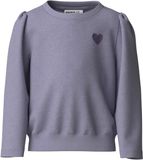 NAME IT - NMFVIMA LS NREG SWEAT BRU - Meisjes - Sweaters - Katoen/Polyester - Lange mouw - Maat 110 - Heirloom Lilac