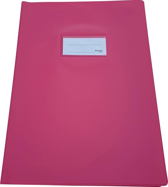 Bronyl schriftomslag ft 21 x 29,7 cm (A4), roze 10 stuks