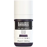 Liquitex 1959505 Professional Acrylfarbe Soft Body - Künstlerfarbe in cremiger deckender Konsistenz, hohe Pigmentierung, lichtecht & alterungsbeständig, 59ml Flasche - Gedämpftes Grau