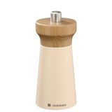 Zassenhaus Pepermolen Westland zand, gelakt beukenhout, molenkop van beukenhout, met traploos verstelbare krachtige keramische maalwerk, kruidenmolen voor peper, 12 cm, Ø 5,4 cm