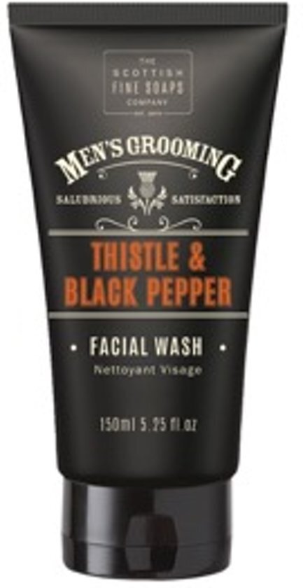 Scottish Fine Soaps Facial Wash Thistle & Black Pepper