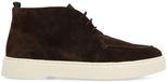 Manfield Heren Bruine Suède Veterboots Maat 41