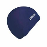 Siliconen Zoggs Unisex siliconen badmuts voor volwassenen, donkerblauw, Eén maat