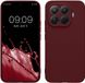 kwmobile telefoonhoesje geschikt voor Xiaomi 15T Pro - Hoesje voor smartphone - Precisie camera uitsnede - In bordeaux-violet