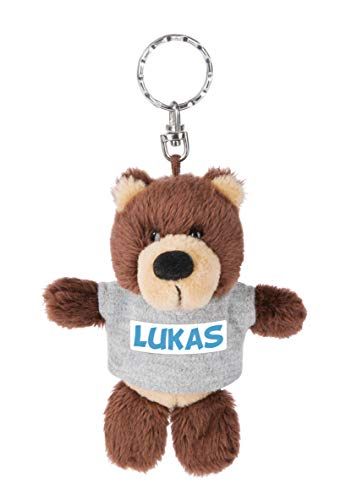 NICI Sleutelhanger Beer Lukas 10cm - Bruin