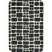 Tapis de toilette moderne - Organic - Noir 60x90 cm