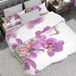 Copripiumino Digitale Tutto Stampato Microfibra Dekbedovertrek, Beddengoed, Satijnstof, Orchideeën Single