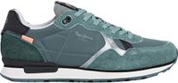 Pepe Jeans Brit Flyer M Lage Sneakers Heren Groen EU 41