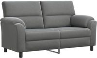 vidaXL Bank Donkergrijs 174 x 85 x 93 cm fluweel