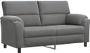 vidaXL Canapé Gris foncé 174 x 85 x 93 cm velours