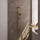 Brauer Gold Carving Opbouw Thermostatische Regendoucheset