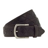 Vanzetti Leren Riem 35mm Leather Belt W100 Dark Brown Donkerbruin