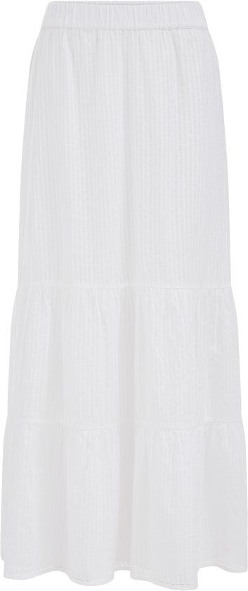 WE Fashion Dames maxi rok wit