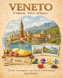 Veneto: Colora, Vivi, Gioca: Libro da colorare e da vivere: racconti, illustrazioni e gioco da tavolo fai-da-te ispirato al Veneto.