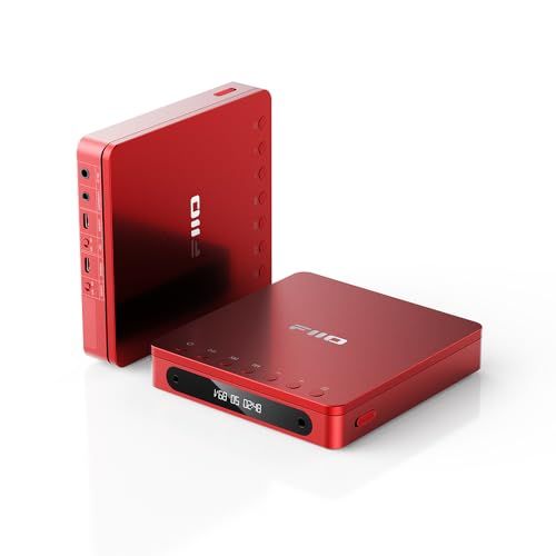 FIIO DM13BT Rood Draagbare CD-speler | Bluetooth | USB | Rood