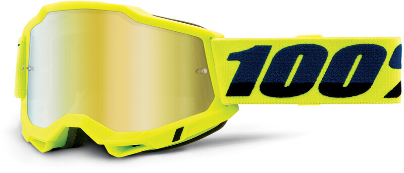 100% Accuri Anti-Fog Goggles Gen2, fluo yellow/mirror