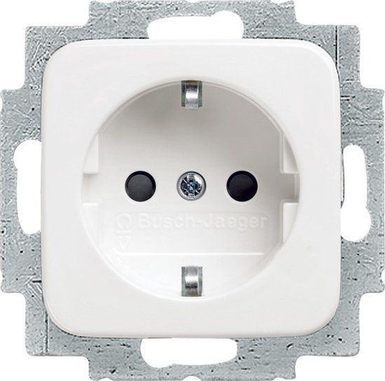 Busch-Jaeger Reflex Inbouw wandcontactdoos (wcd) RA 1-voudig polar wit