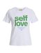 JACK & JONES Jxmimi Rlx Ss Print Tee Jrs Dames T-shirt, Helder wit, S