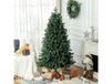 HOMCOM Sapin de Noël Artificiel 180 cm Arbre de Noël avec support en acier pliable, 1061 branches, décoration de Noël, vert