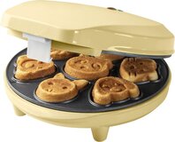Bestron Wafelijzer voor Mini Cookies - Geel - 700W