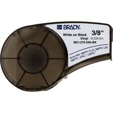 Brady M21-375-595-BK - Printeretiketten - Zwart - Vinyl
