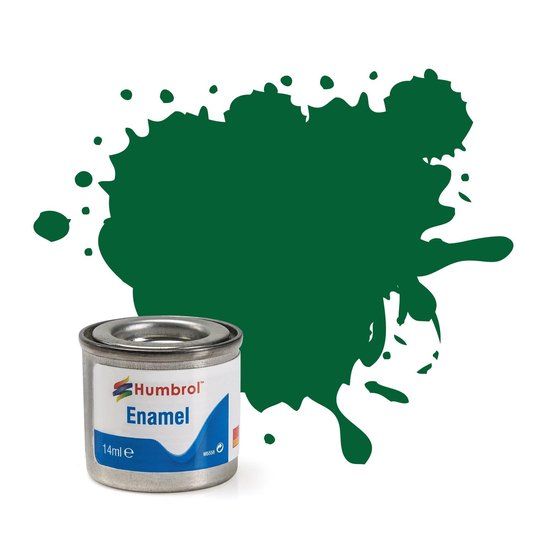Humbrol Emailleverf Mat - 120 Light Green - 14 ml
