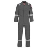 Portwest FR28 Lichtgewicht Vlamvertragende Antistatische Overall, Grijs, Normaal, Grootte L